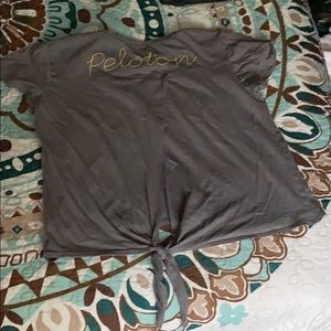 Peloton tie back t shirt
